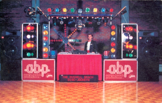 RI-MA-CT Wedding DJ & RI-MA-CT DJ Services & RI-MA-CT Disc Jockeys business card 1986-1995